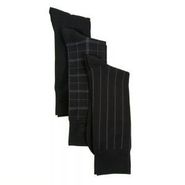 Men Microfiber Windowpane Dress Socks - 3 Pack acp