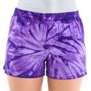 Juniors Spider Tie-Dye Short - Purple 4000-purple