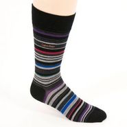 Men Multistripe Emblem Socks acp232