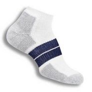 Men Runner Micro Mini-Crew Socks - Thick Cushion 8
