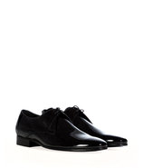 Glossy Black Leather Fenchurch Shoes