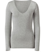 Light Grey Heather V-Neck T-Shirt