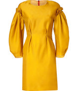 Mustard Organza Dress
