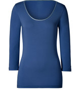 Open Blue Cotton Donniba T-Shirt