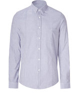 White and Blue Striped Shirt