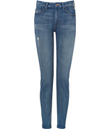 The Looker Destroyed Blue High-Waisted Skinny Jean