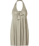 Golden Lurex Neckholder Dress