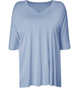 Summer Sky Daphne Oversized Jersey T-Shirt