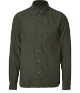 Conductor Green Flannel William Shirt