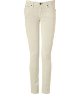 Eggshell Skinny Fine Wale Cords