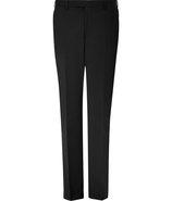 Black Wool La Guardia Pants