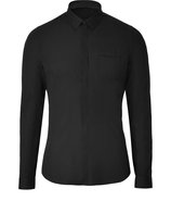 Black Blackburn Poplin Shirt