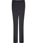 Grey and Magenta Striped Classic Pants