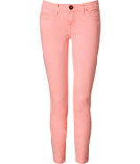 Day Glo Pink Stiletto 7/8 Jeans