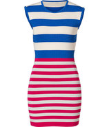 Royal Blue/Fuchsia Knit Exemption Dress