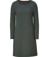 Forest A-Line Crepe Dress