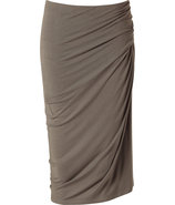 Taupaline Draped Jersey Skirt