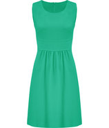 Peppermint Wool Crepe Dress