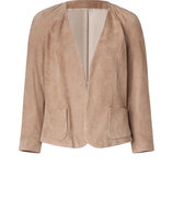 Beige Suede Jacket