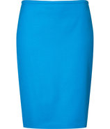Turquoise/Aqua Wool Stretch Ranina Skirt