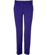 Violet Jersey Flared Pants