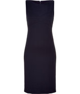 Navy Sleeveless Sheath Dress