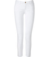 White Cotton Skinny Jeans