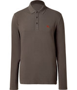 Dark Sable Ezra Long Sleeve Polo Shirt