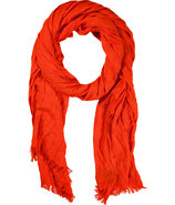Vibrant Orange Scarf