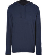 Heather Coastal Long Sleeve Cotton Hoodie