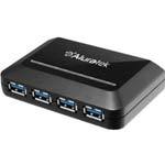 Aluratek, Inc. Aluratek 4-port USB 3.0 Hub with Ca