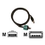 Zebra Cable, USB to RJ-45, 72in AK18666-2