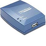 10/100Mbps Mini Print Server w/ USB 2.0 Printer Po