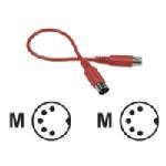 Hosa MIDI Cable, 5-pin DIN, Black, 20ft MID-320BK