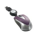 Verbatim USB Optical Mini Travel Mouse, Purple 972