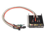 StarTech.com 3.5in Black Multi Port Panel for Fron