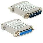 StarTech.com Serial Mini-Tester, DB25 (M-F), Beige