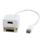 StarTech.com 1ft Mini DVI to DVI+HDMI Splitter
