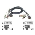 Dual Link DVI-D/USB 2.0 KVM Cable, 6ft G2L8D02U