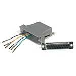 C2G RJ45/DB25 Modular Adapter Gray 02934