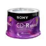 Sony 80min. CD-R Audio Media (50-pack Spindle)