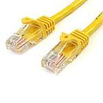 StarTech.com Cat5e Snagless Patch Cable, Yellow,