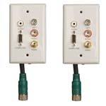 Easy Pull Type-A Connectors (F-F) Set of VGA/3.5mm