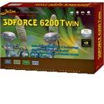 NVIDIA GeForce 6200 Twin (Dual VGA) 256MB DDR AGP 