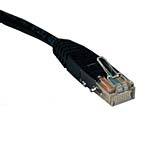 Tripp Lite Cat5e Patch Cable, Black, 50ft N002-050