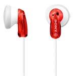 Sony MDR-E9LP Stereo Earbuds, Red