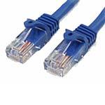 StarTech.com Cat5e UTP Patch Cable, Snagless, Blue