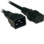 Tripp Lite Power Cable, C19 to C20, Black, 2ft P03
