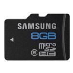 Samsung 8GB MicroSDHC Flash Memory Card, Class 6 M