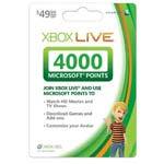 X360 Live Card, 4000 Points 56P-00268
